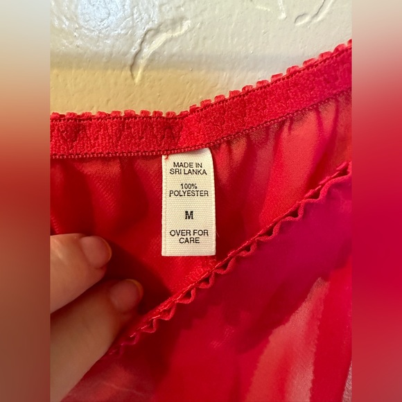 Victoria’s Secret Red Chemise Gown Panty Set - Picture 10 of 10
